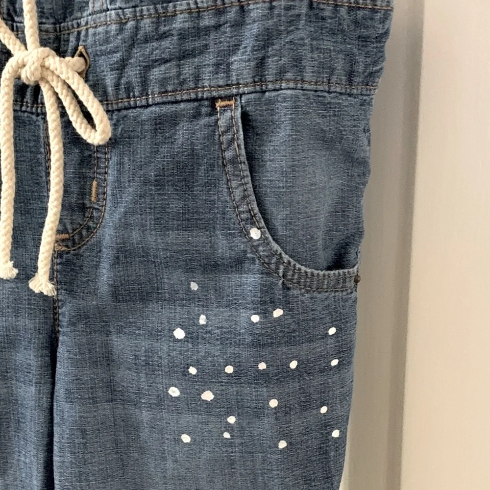 NWT Justice Girls Size 7 Adjustable Denim Overalls